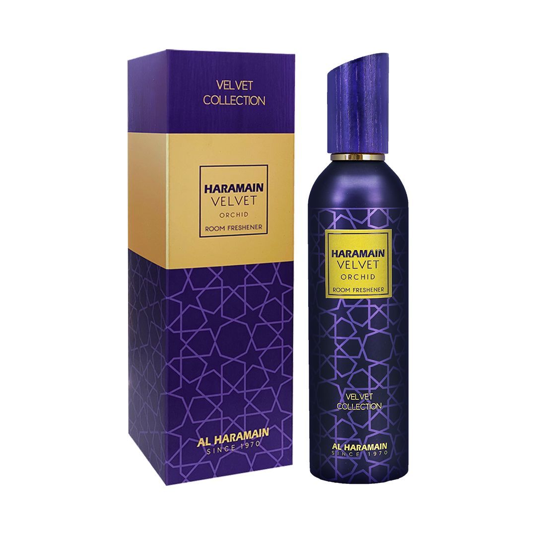 HARAMAIN VELVET ORCHID ROOM FRESHENER 250ML
